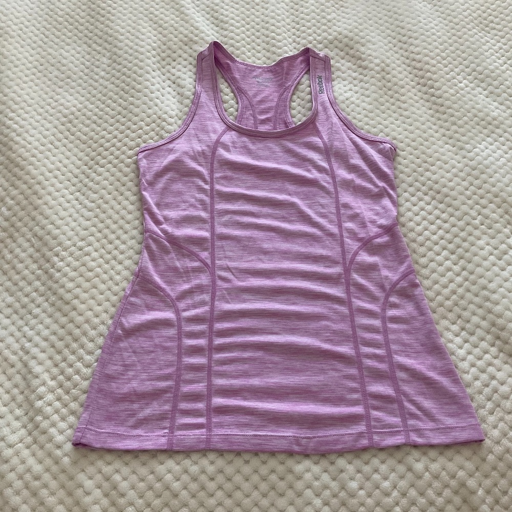 Reebok Lilac Racerback Tank Top